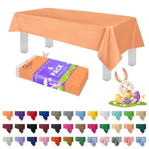 Grandipity Peach Einweg-Tischdecke, Kunststoff, 137 x 274... - Bon plan à 5.23€