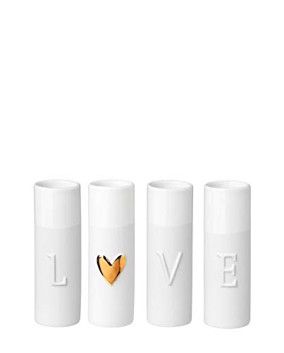 Räder Lot de 4 Mini vases Love - Maison & Cuisine en promo à 22.99€