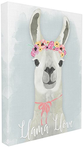 The Stupell Home Decor Collection Llama Love Pink Flower... - Jardin & Extérieur Amazon Royaume-Uni à 10.48€