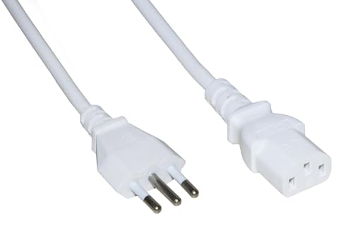 Netzkabel mit italienischem Stecker, dreipolig, 10 A, für... - High-Tech & Électronique en promo à 3.65€