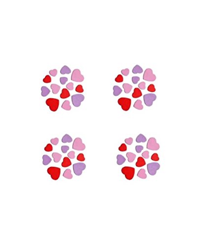45 cuori in schiuma adesivi da 2 a cm - Loisirs Créatifs Amazon Italie à 2.58€