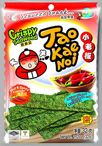 Tao Kae Noi Crispy Seaweed Snack Hot & Spicy... - Épicerie en promo à 1.99€