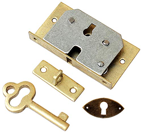 Verrou de boîte avec plaque en laiton vieilli - Bébé & Puériculture Amazon France à 2.70€