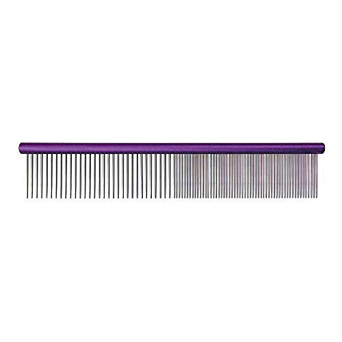 Groom Professional Spectrum Aluminium Comb 50/50 Purple 25cm - Beauté & Parfums en promo à 17.79€