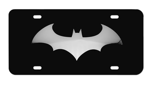 Batman Bat Stainless Steel 3D Black License Plate - Sports & Fitness Amazon UK à 12.02€