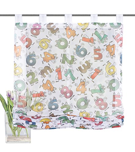 Home fashion Schlaufenraffrollo Voile Digitaldruck Sybil... - Maison & Cuisine Amazon Allemagne à 22.48€