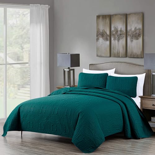 Chezmoi Collection Austin 3-Piece Oversized Bedspread... - Amazon Royaume-Uni à 26.07€