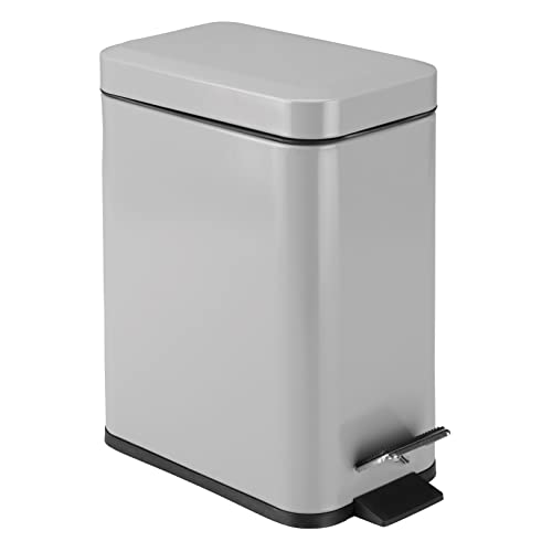 mDesign Pedal Waste Basket - Metal Waste Bin with Pedal... - Sports & Fitness Amazon Royaume-Uni à 18.87€