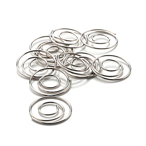 Nio Lot de 10 Trombones spiralés Argenté en promo à 3,28€ (-58%) sur Amazon FR