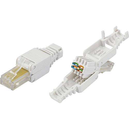 TRU COMPONENTS RJ45 mâle, sans outils 817966 RJ45 mâle... - High-Tech & Électronique Amazon France à 6.68€