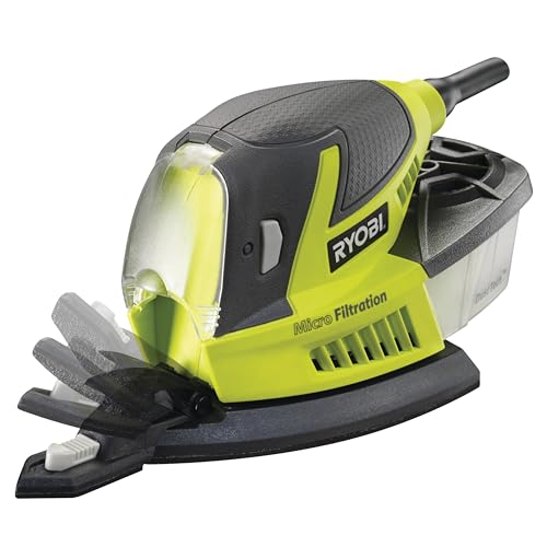 Ponceuse triangulaire électrique RYOBI 80W RPS80-G - Bricolage & Outils Amazon France à 44.99€