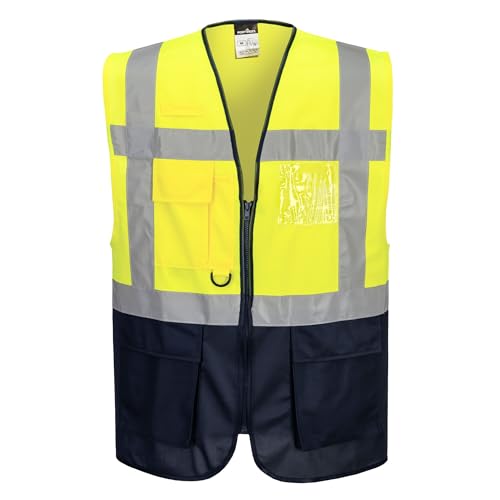 Portwest C476YBRS Warsaw Executive Vest, Small, Yellow/Black - Home & Kitchen Amazon UK à 9.95€