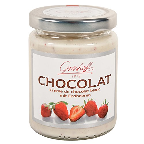 Chocolate Spread White with Strawberry 250 gr. - Grashoff... - Épicerie Amazon Royaume-Uni à 10.02€