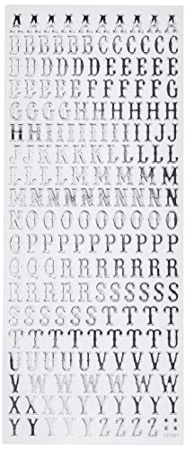 Anitas Outline Stickers, Traditional Alphabet, Silver on... - Jouets & Jeux Amazon Royaume-Uni à 1.50€