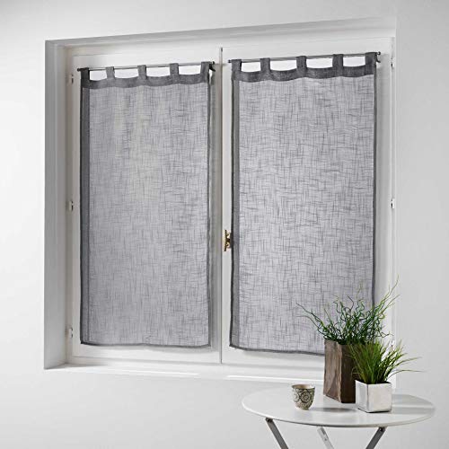 douceur d'Intérieur coppia destra passanti effetto lino... - Amazon Italie à 13.53€