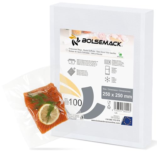 BOLSEMACK Vakuumierbeutel 25x25cm - Vakuumbeutel 100 Stück... - Maison & Cuisine en promo à 20.00€