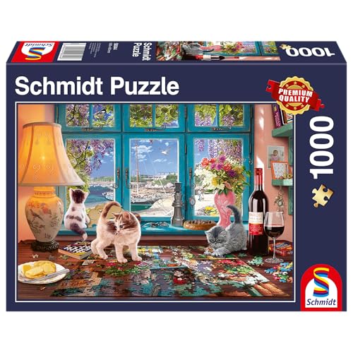 Schmidt Spiele 58344 Al tavolo dei puzzle, puzzle da 1000... - Jouets & Jeux en promo à 9.60€