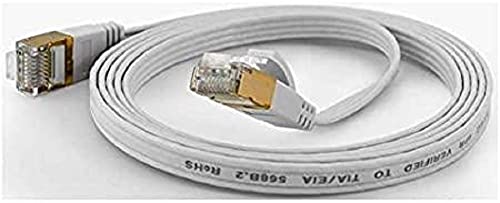 wantecWire 7002 Extra-Thin Patch Cable White Length 0.2 m - Tech & Electronics Amazon UK à 2.56€