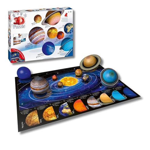 Ravensburger - Puzzle 3D Il Sistema Solare | Puzzle 3d... - Jouets & Jeux en promo à 31.99€
