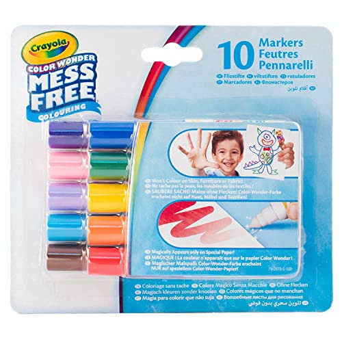 CRAYOLA - Color Wonder, Set 10 Pennarelli Senza Macchia con... - Auto & Moto Amazon Italie à 5.99€