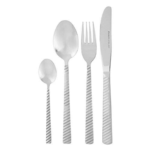 Premier Housewares 16Pc Cutlery Set|Stainless Steel Spoons... - Amazon Royaume-Uni à 8.29€