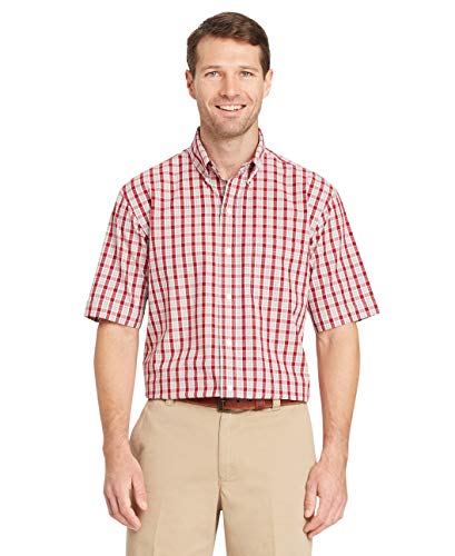 Arrow 1851 Hombres Manga Corta Camisa de Botones - Rojo... - Mode & Vêtements Amazon Espagne à 32.98€