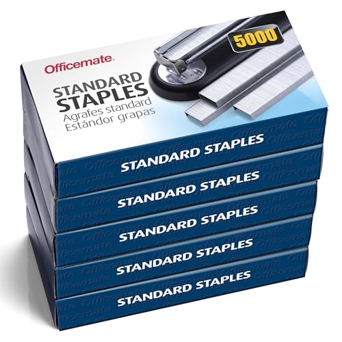 Officemate Standard Staples, 5 Boxes General Purpose Staple... - Amazon Royaume-Uni à 6.88€