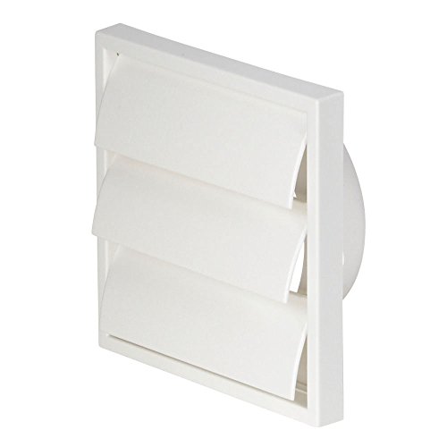 Airflow® Gravity Flap Grille – White Plastic External Wall... - Home & Kitchen Amazon UK à 4.98€