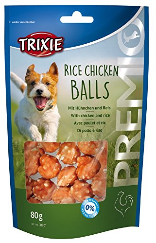 Trixie PREMIO RICE CHICKEN BALLS 80 GR. - Sports & Fitness Amazon Italie à 2.07€