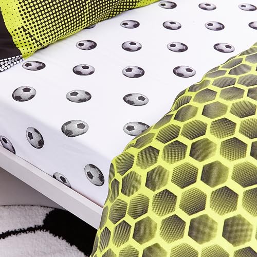 Catherine Lansfield Drap-Housse pour Enfant Motif Football... - Maison & Cuisine Amazon France à 14.00€