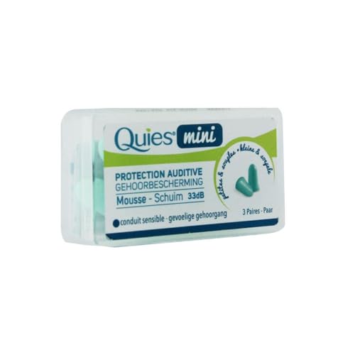 Quies Mini Protection Auditive Mousse 3 Paires - Santé & Bien-être en promo à 2.90€