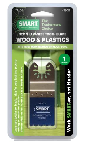 Smart H32CJ1 Trade 32 mm Japanese Tooth Sawblade,Black... - Home & Kitchen Amazon UK à 2.40€