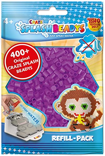 CRAZE SPLASH BEADYS Refill-Pack Ersatzperlen violett lila... - Loisirs Créatifs Amazon Allemagne à 2.49€