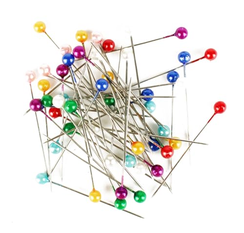 50 alfileres de cabeza redonda – 3 cm - Loisirs Créatifs Amazon Espagne à 2.06€