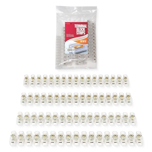 BRACKIT Terminal Blocks Wire Connectors - Bulk Pack of 12... - Maison & Cuisine en promo à 7.95€