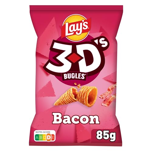 LAY'S 3D's Biscuits Apéritifs Goût Bacon 85g - Épicerie en promo à 1.35€