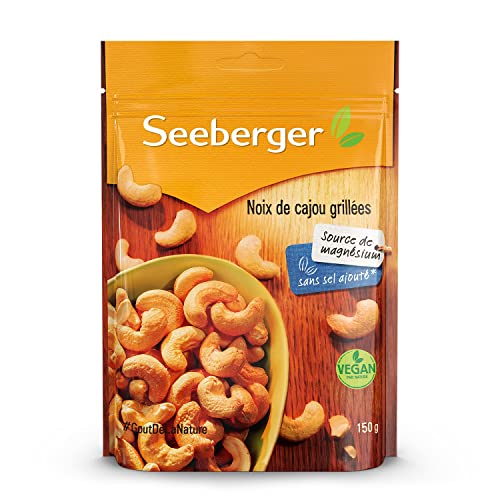 Seeberger Noix de cajou grillées : Noix de cajou croquantes... - Jardin & Extérieur Amazon France à 2.98€