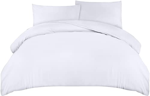 Utopia King Size Duvet Cover with Pillow cases - Soft... - Maison & Cuisine en promo à 9.12€