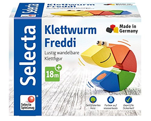 Selecta 62040 Jeu de construction à Velcro, ver de terre... - Jouets & Jeux en promo à 17.19€
