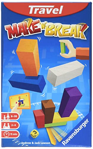 Ravensburger Italy- Make'n' Break Travel Jeu de Voyage, de... - Jouets & Jeux Amazon France à 11.01€