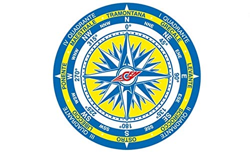 ADESIVO ROSA DEI VENTI D 10 CM ACCESSORI BARCA NAUTICA - Auto & Moto Amazon Italie à 2.00€