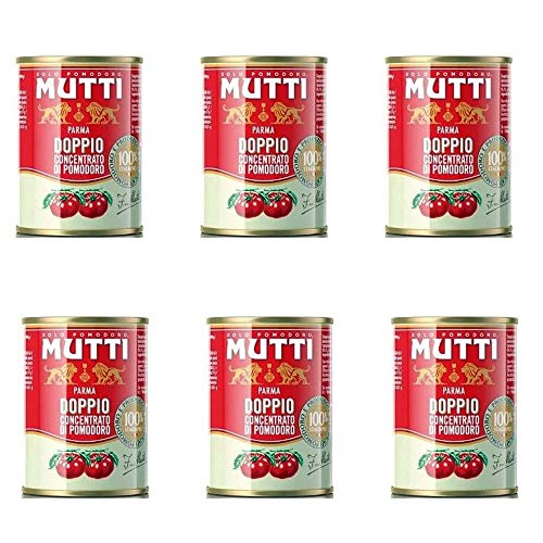 Mutti 6X Doppio Concentrato Pomodato Paste 140g 100% Italian - Épicerie Amazon Italie à 8.71€