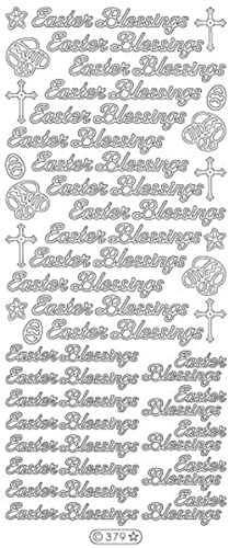 Starform Easter Blessings Silver Peel Offs - Loisirs Créatifs Amazon Royaume-Uni à 1.49€