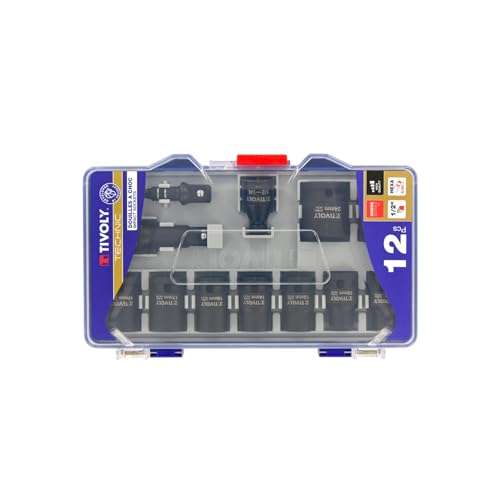 TIVOLY - Impact Socket Set - 9 1/2 Sockets Ø5/16’’ to... - Home & Kitchen Amazon UK à 33.82€