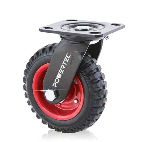 POWERTEC 17050 - Ruota girevole industriale resistente... - Amazon Italie à 29.60€