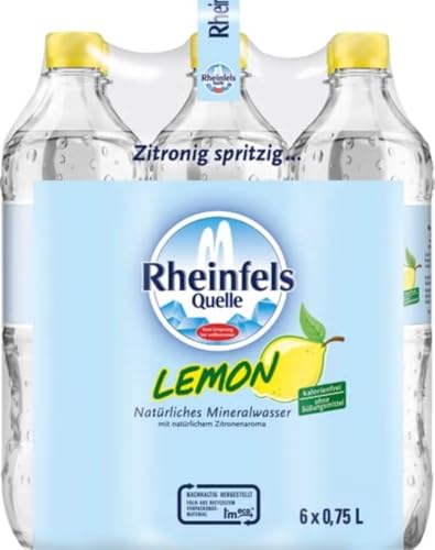 Rheinfels Quelle Lemon EINWEG (6 x 0,75 l) - Tech & Electronics Amazon Germany à 3.54€