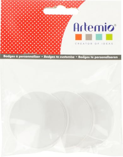 3 insignias de plástico Ø 6 cm - Amazon Espagne à 5.33€