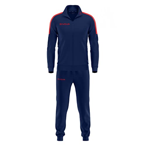 GIVOVA REVOLUTION TRACKSUIT BLUE/RED Size 3XL - Amazon Royaume-Uni à 17.74€