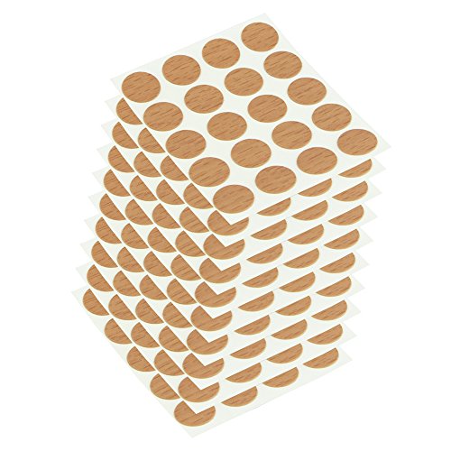 EMUCA 4026430 Cache couvre vis adhésif, Hêtre, Ø 13 mm, Set... - Bricolage & Outils Amazon France à 6.13€