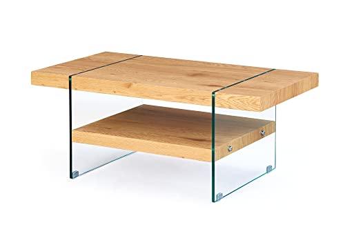 Inter Link - Table Basse - - Reproduction chêne Sauvage... - Maison & Cuisine Amazon France à 108.89€